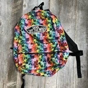 Vans Rainbow cat backpack GREAT CONDITION